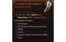 Clandestine Aspect [Max Roll]