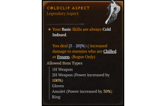 Coldclip Aspect [Max Roll]