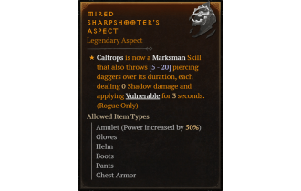 Mired Sharpshooter's Aspect [Max Roll]