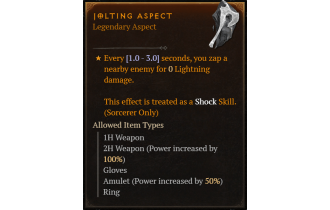 Jolting Aspect [Max Roll]