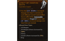 Aspect of Creeping Death [Max Roll]