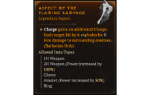 Aspect of the Flaming Rampage [Max Roll]