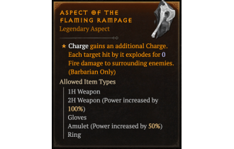 Aspect of the Flaming Rampage [Max Roll]