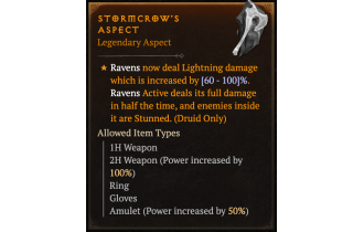 Stormcrow's Aspect [Max Roll]