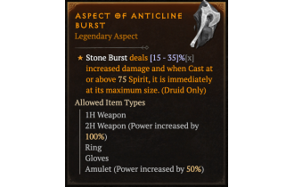 Aspect of Anticline Burst [Max Roll]