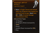 Reaping Lotus' Aspect [Max Roll]