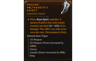 Phasing Poltergeist's Aspect [Max Roll]