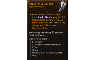 Insatiable Aspect [Max Roll]