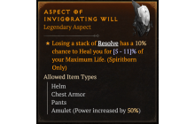 Aspect of Invigorating Will [Max Roll]