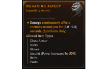 Menacing Aspect [Max Roll]