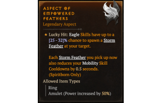 Aspect of Empowered Feathers [Max Roll]