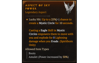 Aspect of Sky Power [Max Roll]