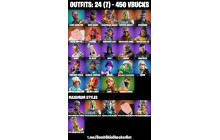 UNIQUE - Lewis Hamilton, Solid Snake Max, Renegade Lynx Max [24 Skins, 450 Vbucks, 22 Axes, 22 Emotes, 21 Gliders and MORE!]