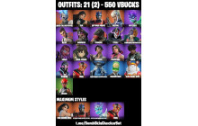 UNIQUE - Optimus Prime Max, Era Max, Rian [21 Skins, 550 Vbucks, 29 Axes, 25 Emotes, 29 Gliders and MORE!]