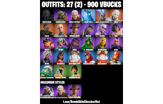 UNIQUE - Darth Vader, Doom Slayer Astro Armor [27 Skins, 900 Vbucks, 42 Axes, 45 Emotes, 52 Gliders and MORE!]