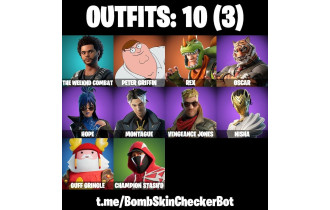 UNIQUE - The Weeknd Combat, Peter Griffin [10 Skins, 14 Axes, 16 Emotes, 17 Gliders and MORE!]