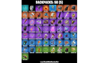 UNIQUE - Solid Snake Max, Blaze [21 Skins, 450 Vbucks, 32 Axes, 37 Emotes, 41 Gliders and MORE!]