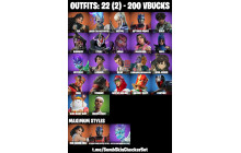 UNIQUE - Optimus Prime Max, Renzo The Destroyer [22 Skins, 200 Vbucks, 31 Axes, 30 Emotes, 34 Gliders and MORE!]