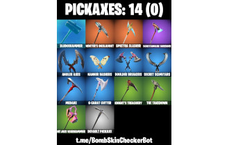 UNIQUE - Mandalorian, Rippley Vs Sludge [13 Skins, 250 Vbucks, 14 Axes, 20 Emotes, 19 Gliders and MORE!]