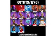 UNIQUE - Spider Man, Prowler [17 Skins, 20 Axes, 14 Emotes, 22 Gliders and MORE!]