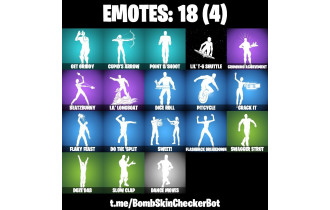 UNIQUE - Khaby Lame Max , Omegarok Max [15 Skins, 18 Axes, 18 Emotes, 14 Gliders and MORE!]