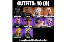 UNIQUE - Darth Vader, Malik [10 Skins, 21 Axes, 16 Emotes, 24 Gliders and MORE!]