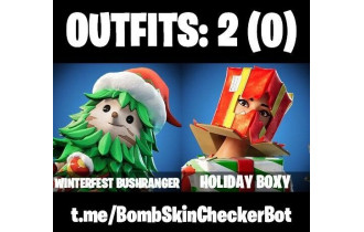 UNIQUE - Holiday Boxy, Winterfest Bushranger  [2 Skins, 3 Axes, 2 Emotes, 5 Gliders and MORE!]