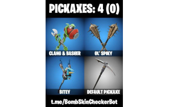 UNIQUE - Clang and Basher, Ol Spliky [33 Skins, 4 Axes, 4 Emotes, 7 Gliders and MORE!]