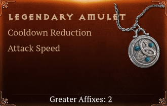 Legendary Amulet[CDR (Greater), IAS (Greater)]