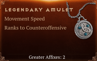 Legendary Amulet[MS (Greater), Counteroff (Greater)]