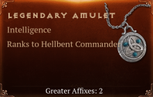 Legendary Amulet[INT (Greater), Hellbent Comm (Greater)]