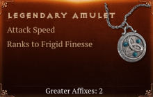 Legendary Amulet[IAS (Greater), Frigid Finesse (Greater)]