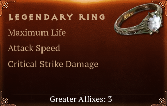 Legendary Ring[Life (Greater), ATKSPD (Greater)]