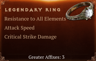 Legendary Ring[ResistAll (Greater), ATKSPD (Greater)]