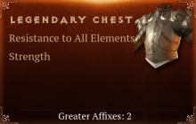 Legendary Chest Armor[ResistAll (Greater), STR (Greater)]