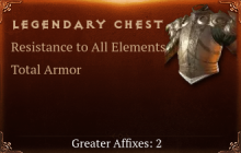 Legendary Chest Armor[ResistAll (Greater), TA (Greater)]