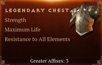 Legendary Chest Armor[STR (Greater), Life (Greater)]