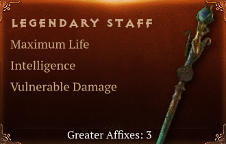 Legendary Staff[Life (Greater), INT (Greater)]