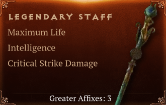 Legendary Staff[Life (Greater), INT (Greater)]