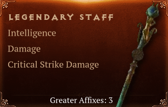 Legendary Staff[INT (Greater), DMG (Greater)]