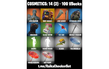 UNIQUE - Love Ranger, Rust Bucket [1 Skins, 100 Vbucks, 2 Axes, 2 Emotes, 4 Gliders and MORE!]