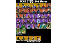 UNIQUE - Trailblazer, Blue Team Leader [37 Skins, 550 Vbucks, 31 Axes, 47 Emotes, 41 Gliders and MORE!]