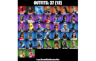 UNIQUE - Fixer, Cloud Striker [37 Skins, 36 Axes, 46 Emotes, 36 Gliders and MORE!]