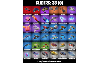 UNIQUE - Fixer, Cloud Striker [37 Skins, 36 Axes, 46 Emotes, 36 Gliders and MORE!]