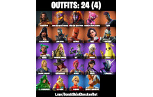 UNIQUE - Sentinel, Hybrid [24 Skins, 28 Axes, 34 Emotes, 94 Gliders and MORE!]