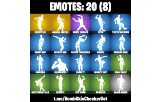 UNIQUE - Blue Team Leader, Carbon Commando [20 Skins, 13 Axes, 20 Emotes, 19 Gliders and MORE!]