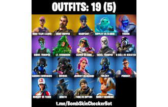 UNIQUE - OG STW, Skull Trooper [19 Skins, 17 Axes, 16 Emotes, 20 Gliders and MORE!]