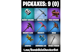 UNIQUE - Ember, Peely [8 Skins, 9 Axes, 14 Emotes, 14 Gliders and MORE!]