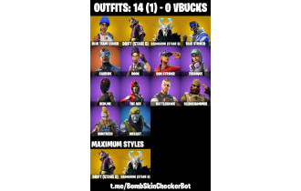 UNIQUE - Ragnarok (Stage 6), Blue Team Leader [14 Skins, 8 Axes, 17 Emotes, 11 Gliders and MORE!]