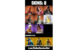 UNIQUE - Hybrid, Rox [8 Skins, 9 Axes, 16 Emotes, 14 Gliders and MORE!]